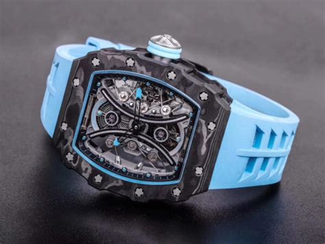 richard mille bracelet bleu|Richard Mille watch maker.